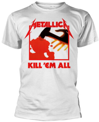 Metallica Kill Em All White T-Shirt OFFICIAL | eBay