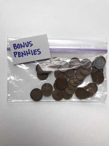 500 Wheat Pennies (seeded) from 1909-1958 min. VALUE $260+ See Description+List - Picture 3 of 13