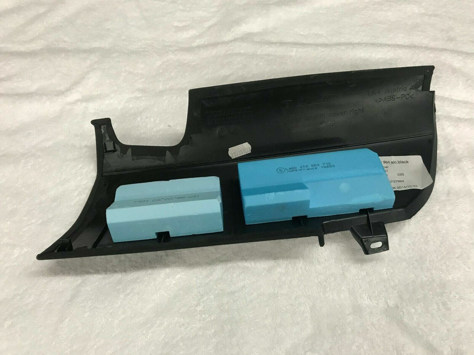 LAMBORGHINI HURACAN LP610 UPPER RIGHT SIDE INTERIOR A-PILLAR OEM 4T0867352A