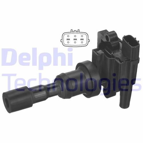 GN10488-12B1 DELPHI GN10488 Zündspule 4-polig, 12V 7,7 KOhm