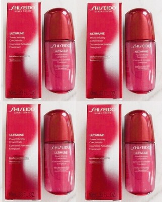 4X Shiseido Ultimune Power Infusing Concentrate 0.33oz 10ml/ea NIB 3/2026 $100 V