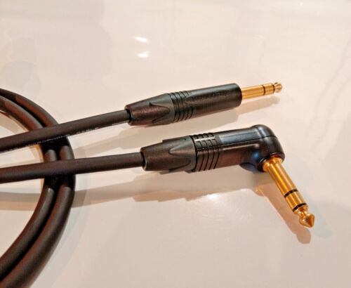 ESH AUDIO - TRS Cable - Mogami 2549 - Neutrik - straight or right angle - Picture 2 of 8