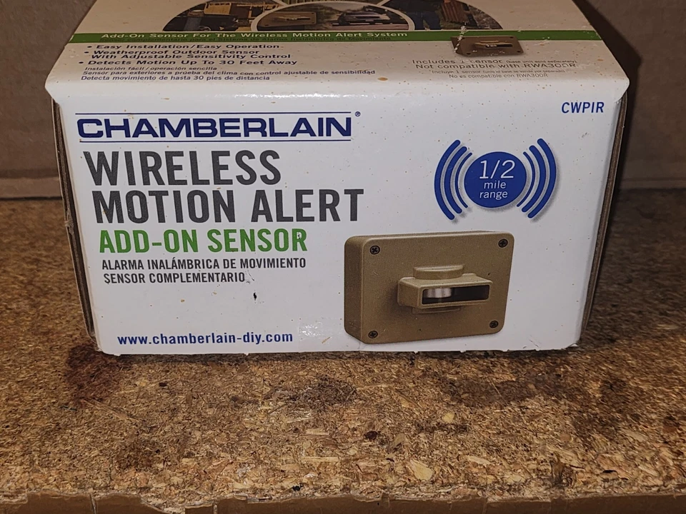 OEM CHAMBERLAIN INFRARED WIRELESS MOTION ALERT ADD-ON SENSOR CWPIR 1-SENSOR NEW - Image 2 of 4