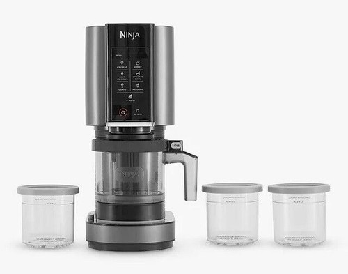 Ninja CREAMi 0.47L Ice Cream Maker - Black/Grey NC300UK