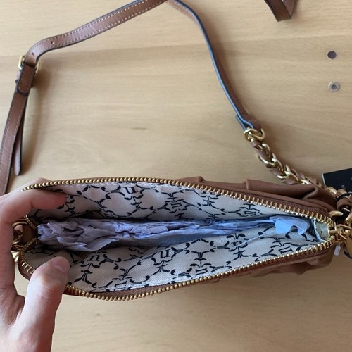 NANETTE LEPORE GRACE COGNAC BROWN CROSSBODY BAG - Picture 3 of 5