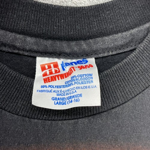 Vintage Jurassic Park Shirt Boys Large Black Movie T Rex Single Stitch USA Hanes - Picture 12 of 15
