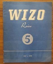 Booklet Palestine Judaica WIZO Zionist Women Org. Review 1948 Jewish State ויצ"ו