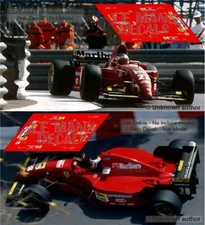 Decals Ferrari 412 T2 Monaco GP 1995 1:32 1:43 1:24 18 Berger Alesi slot decals