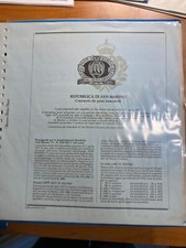 King SAN MARINO MARINE SHEETS - Year 1977