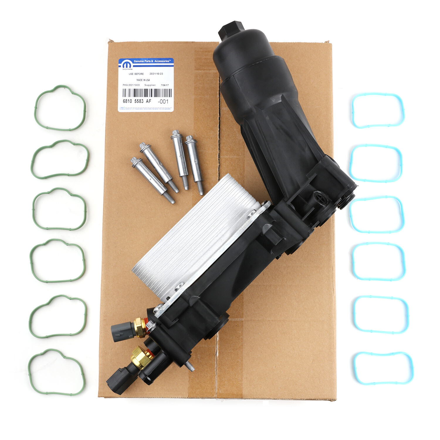GM Engine Oil Cooler Filter Adapter 14081300 – Fits 99-05 Blazer, S10, Sonoma 3 thumbnail image