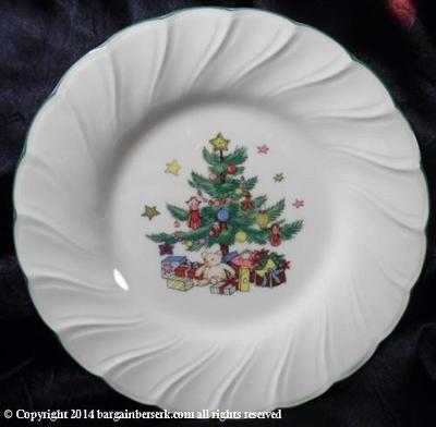 NIKKO Christmastime Bread /& Butter Plate