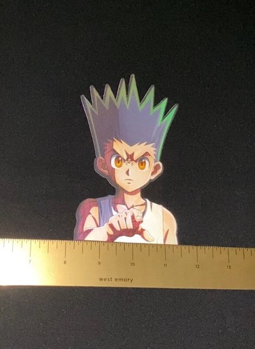 Hunter x Hunter Gon 3D Lenticular Anime Motion Car Sticker Decal Peeker - Picture 2 of 3