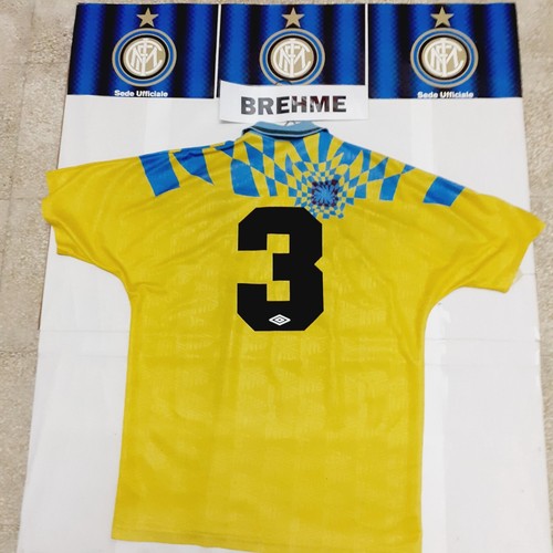 Maglia INTER 1992 Brehme 3 Taglia XL Umbro FitGar Third
