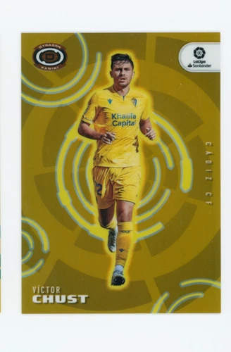 2022-23 Victor Chust Panini Chronicles Dynagon Gold Cadiz Soccer Card 5/10