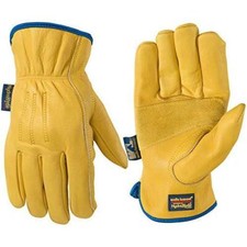 Wells Lamont 1168XL Slip-On HydraHyde Leather Work Gloves, Water-Resistant, XL