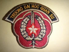 ARVN Command & General Staff College TRUONG DAI HOC QUAN SU Vietnam War Patch
