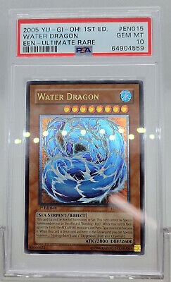 YUGIOH 1ST ED EEN-EN015 WATER DRAGON ULTIMATE RARE PSA 10 YUGIOH 1ST ED EEN-EN015 WATER DRAGON ULTIMATE RARE PSA 10