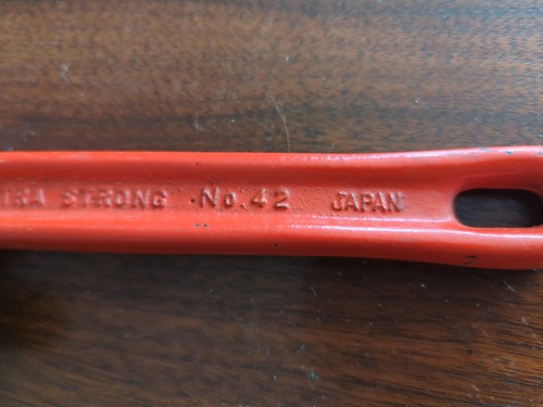 NICE FULLER 10" PIPE WRENCH SUPER QUALITY STRAIGHT HEAVY DUTY MADE JAPAN G32 - Picture 4 of 4
