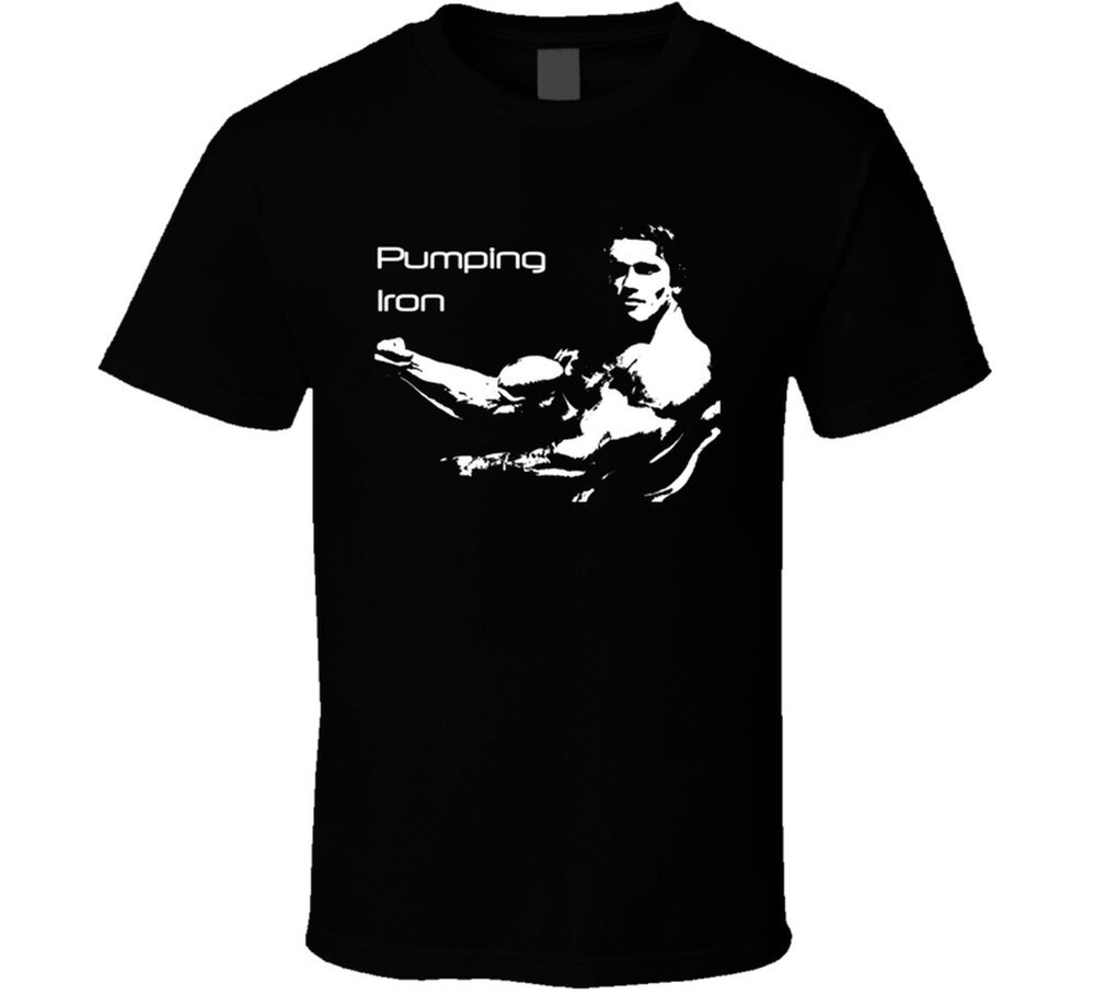 Arnold Schwarzenegger Pumping Iron Vintage Movie T-Shirt