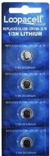 4 Loopacell 1/3N Battery Replacement for DL1/3N CR1/3N 3V Lithium Batteries