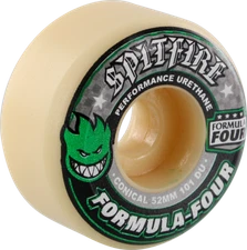 Spitfire Formula Four Conical 52mm 101a Skateboard Wheels Set of 4