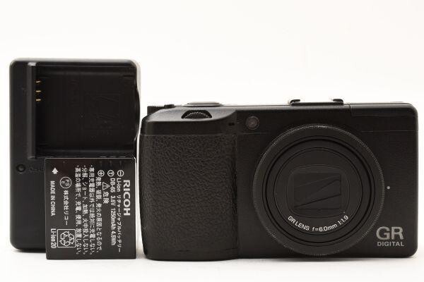 RICOH GR Digital III 10.0MP Compact Camera w/Battery Tested