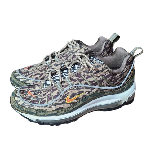 Nike Air Max 98 Sz 7.5 AOP Camo 2018 Camoflauge AA4130-200 RARE Hard To Find ๐ฅ