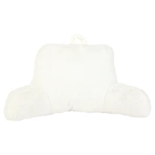 Plush Backrest Pillow Bed Cushion Support Reading Back Rest Arms Chair Lounger