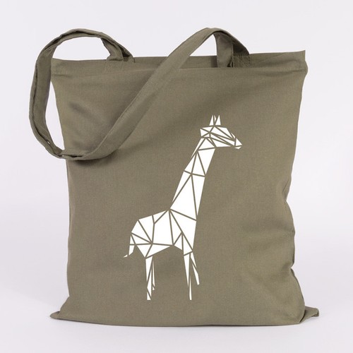 JUNIWORDS Jutebeutel "Origami Muster und Tiere" versch. Motive und Farben Tasche - Bild 100 von 244
