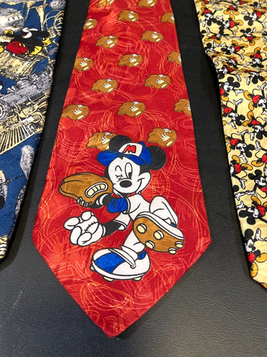 Lot of 4 Disney "Mickey Unlimited" Mickey Mouse Ties - Picture 3 of 8