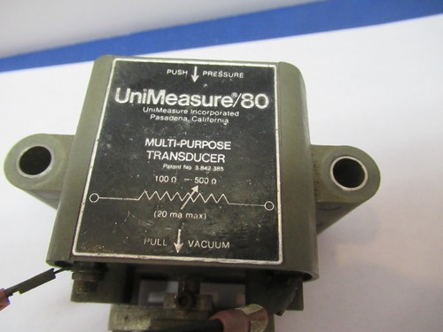 UNIMEASURE 80 MULTI PURPOSE TRANSDUCER AS IS &85-08 - Picture 2 of 5