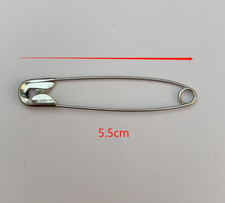 Silver Safety Pins Large 5.5cm chrome 20 pack posted same day