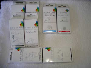8x C 521 Bk M C Digital Revolution Fur Canon Pixma Tinte 6x Schwarz 1x Mag Cyan Ebay