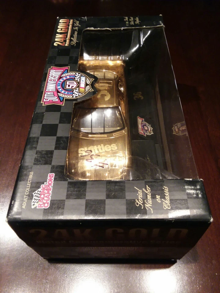 Nascar 98 50 Aniversario Reflejos 24K Chapado 1:24 Die Cast Ernie Irvan #36 Foto 4 de 4