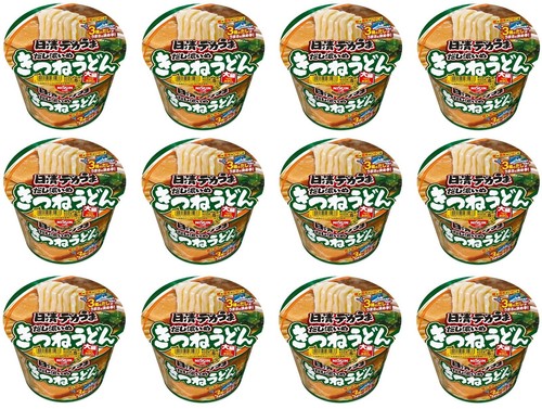 NISSIN Noodles Udon Kitsune Fried Tofu Soy Sauce Instant Soup Cup Japanese 106g - Picture 9 of 31