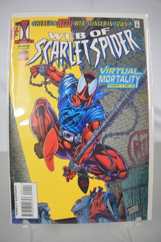 Scarlet Spider Virtual Mortality 1-4 Marvel Comics 1995 Complete Series NM - Picture 2 of 5