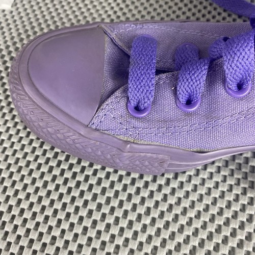 Converse Chuck Taylor Hi Top Shoes Womens M 4.5 W 6.5 Triple Purple Lace Up - Picture 11 of 15