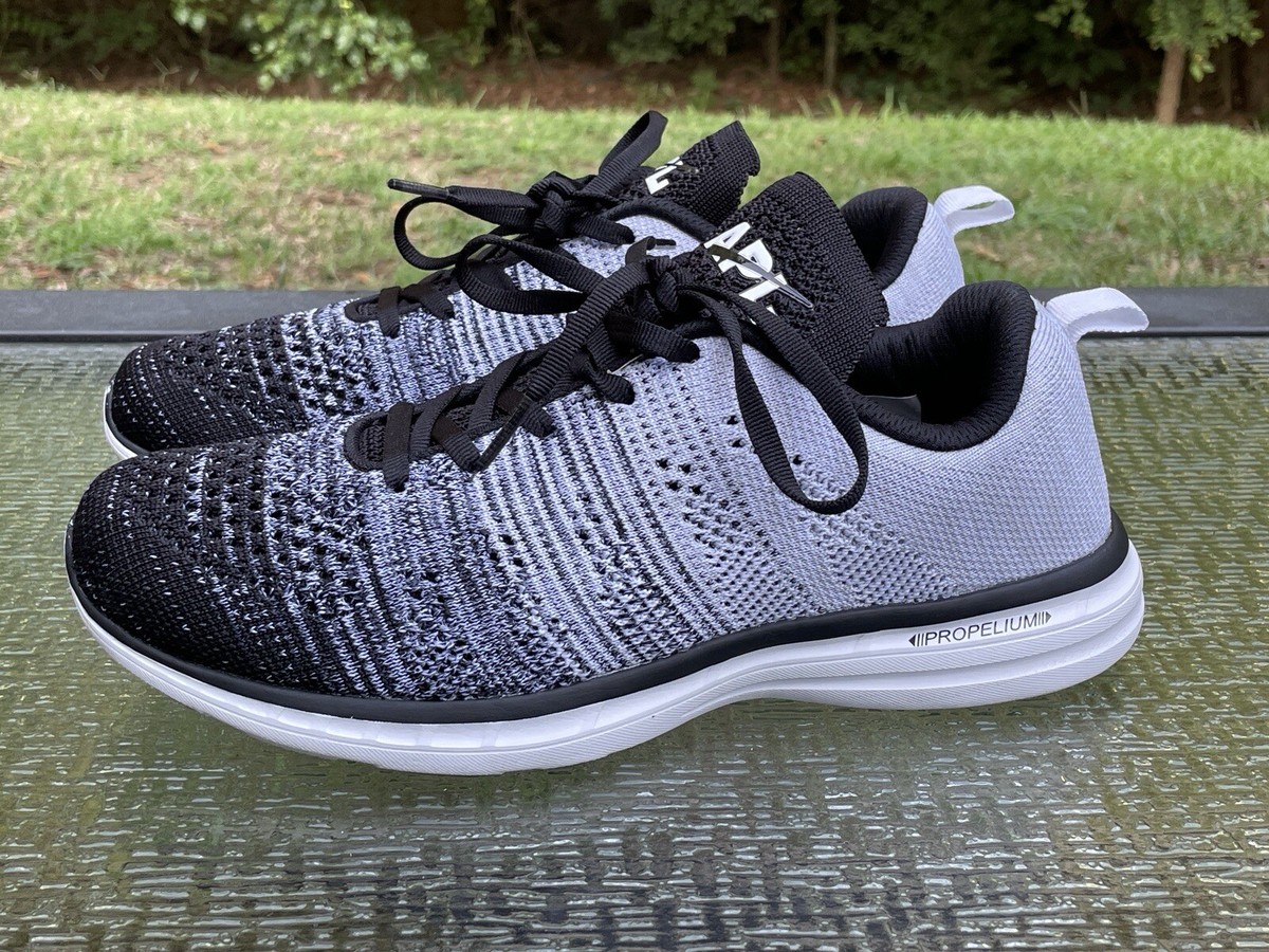 APL Techloom Pro Black Grey White Athletic Running Shoes women’s 8.5 men’s 7 APL Athletic Propulsion Labs Womens 8.5 TechLoom Pro Black  main image 4