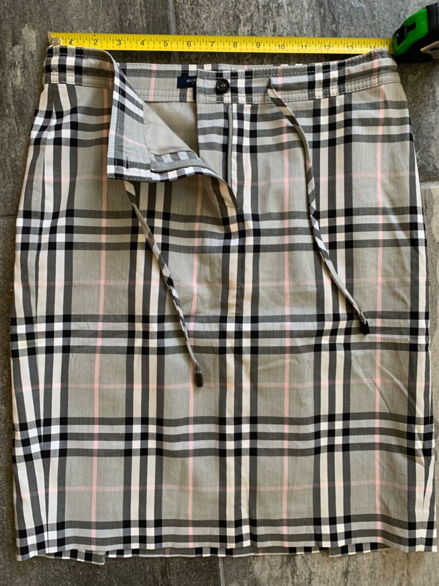 スカート Burberry SKIRT (8098591 C1428) Authentic Burberry vintage skirt nova check size UK10 US8 | eBay