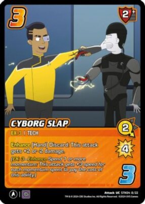 4X-Cyborg Slap - STK04 8/22 - U-CH06:  Star Trek Lower Decks-Universus