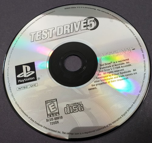 Test Drive 5 PS1 black label case COMPLETE PlayStation 1 TestDrive cib - Picture 6 of 8