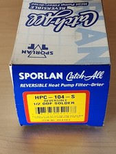 Sporlan 404161 HPC-104-S Drier, heat pump, bi-flow, sealed, 1/2" ODF, HPC104S