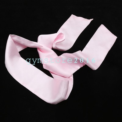 Sexy Soft Silk Satin Shade Blindfold Ribbon Reversible Restraint Patch Eye Patch