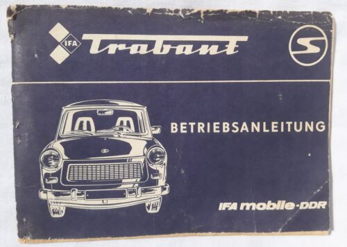Bedienungsanleitung Trabant 601, 601S, 601S de luxe, 2. Auflage 1985