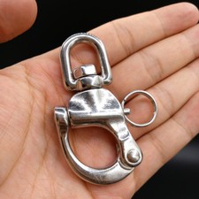 BQLZR 304 Stainless Steel Snap Shackle With Small Swivel Bail