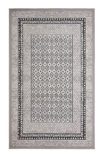 Bordered Transitional - 3'6"x5'6", Geometric Pattern Area Rug - 510 - Picture 5 of 31