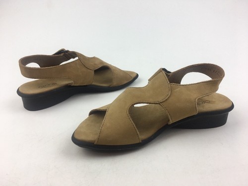 ARCHE Sandali donna Sanora Fauve in pelle nabuk taglia 36, sabbia 469 - Foto 4 di 8