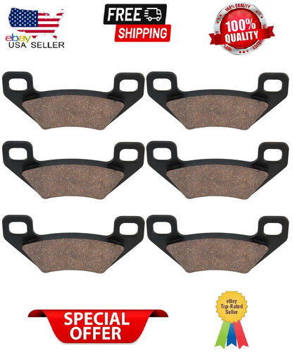 AHL Bremsbeläge Für Arctic Cat 550 GT TRV / H1 EFi – Vorderer/hinterer Satz, Halbmetallisch, 95x48x7 Mm