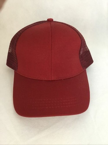 PonyTail High Messy Bun Trucker Baseball Cap Hats 8 Colors To Choose C.C. Brand - Picture 11 of 11