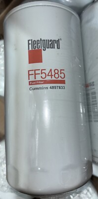 (1) FF5485 FLEETGUARD CUMMINS STRATAPORE FUEL FILTER 4897833 DAF 1399760 